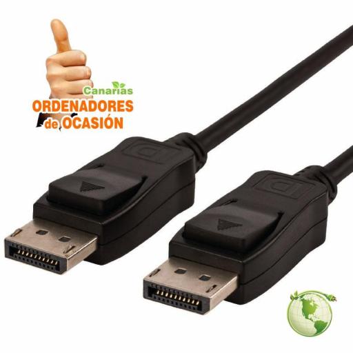 Cable Displayport Plug A Plug HD Display Port 1.8 metros [0]