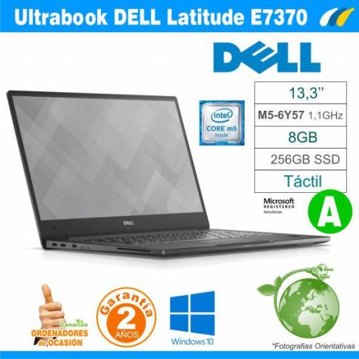 M5-6Y57 | 8GB | 256GB SSD | DELL LATITUDE E7370 | GRADO A [0]