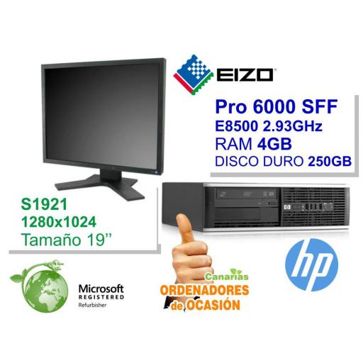 Hp Compaq Pro 6000 Core2Duo E8500 + Monitor Eizo S1921 [0]
