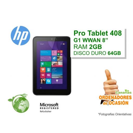 ​HP Pro Tablet 408 G1 WWAN 8" ARTICULO DE EXPOSICION [0]