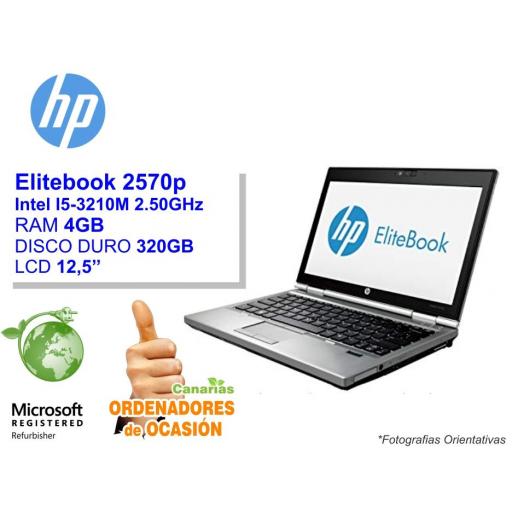 Intel I5-3210M – 4GB – 320GB - HP Elitebook 2570p [0]
