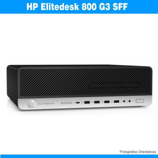 I3-7100 | 8GB | 256GB SSD | ​​HP ELITEDESK 800 G3 | Grado A
