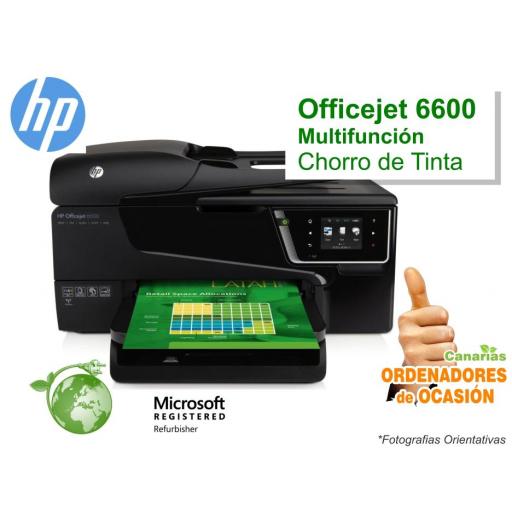 HP Officejet 6600 - USB - Wifi - Copia - Fax - Escaner [0]