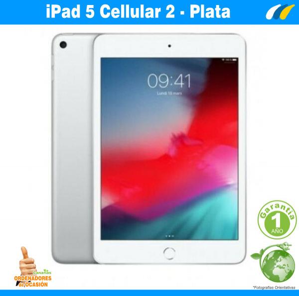 iPad 5 Cellular 2 -  9.7'' - 2GB - 32GB - Color plata - Grado A