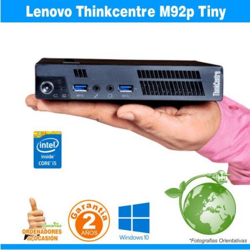PC Completo. ​​LENOVO THINKCENTRE M92p Tiny + Monitor ZR22w 21,5'' Full HD - VM626A4 [0]