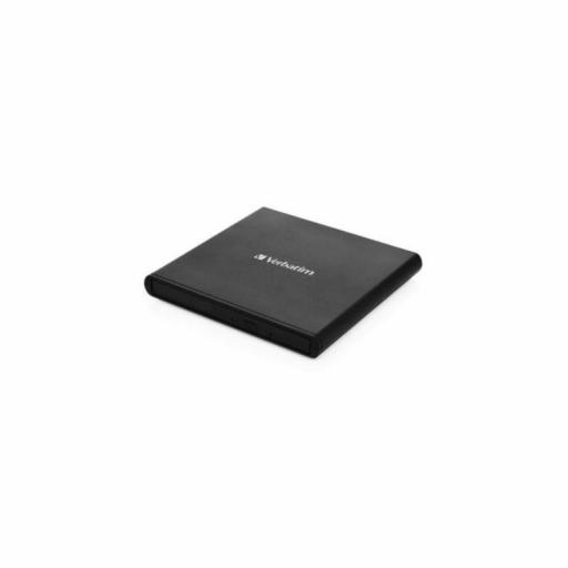 GRABADOR EXTERNO CD / DVD VERBATIM 53504 SLIM USB NEGRO