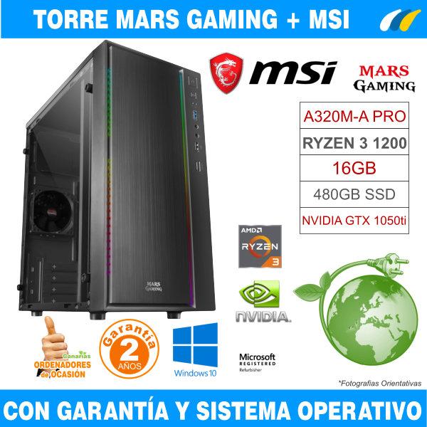 TORRE MARS GAMING MCS + LG 24MK430H-B 23.8" LED IPS FullHD FreeSync
