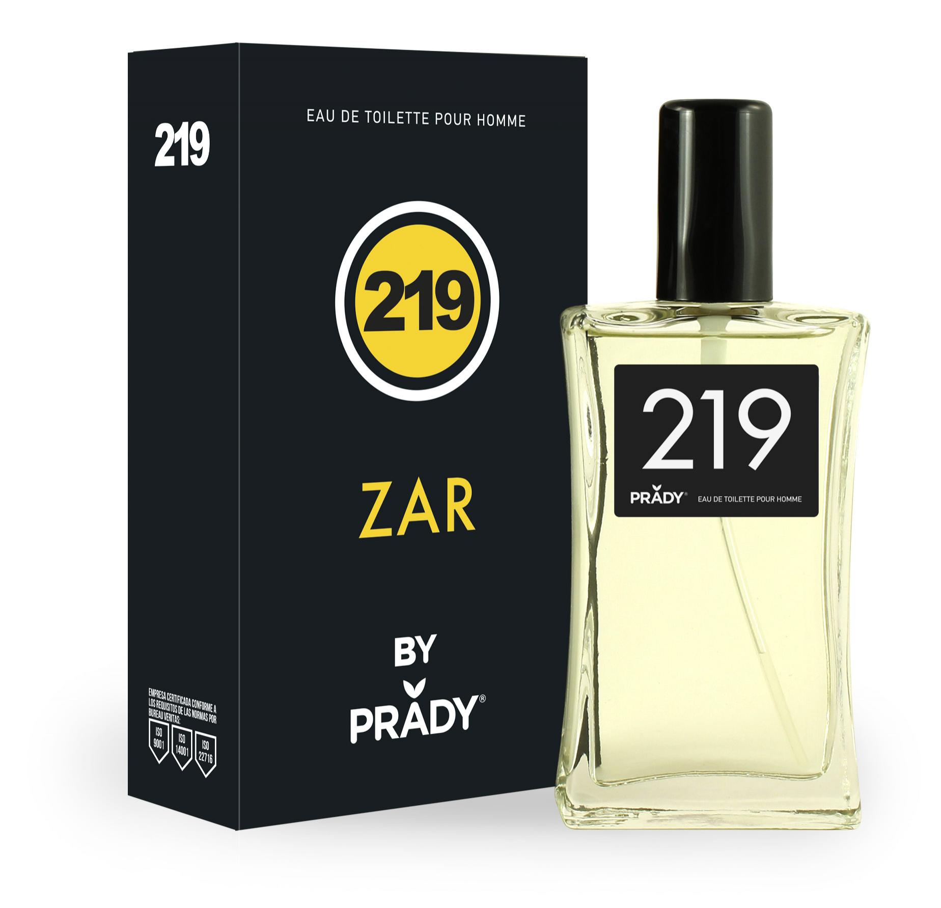Nº219 ZAR Homme Prady 90 ml.