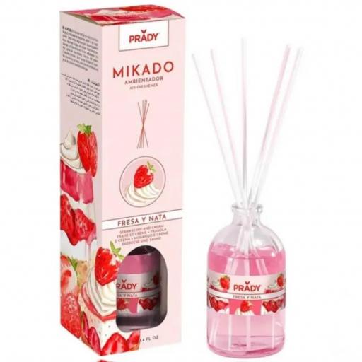 Ambientador Mikado Fresa y Nata Prady 100 ml. [0]