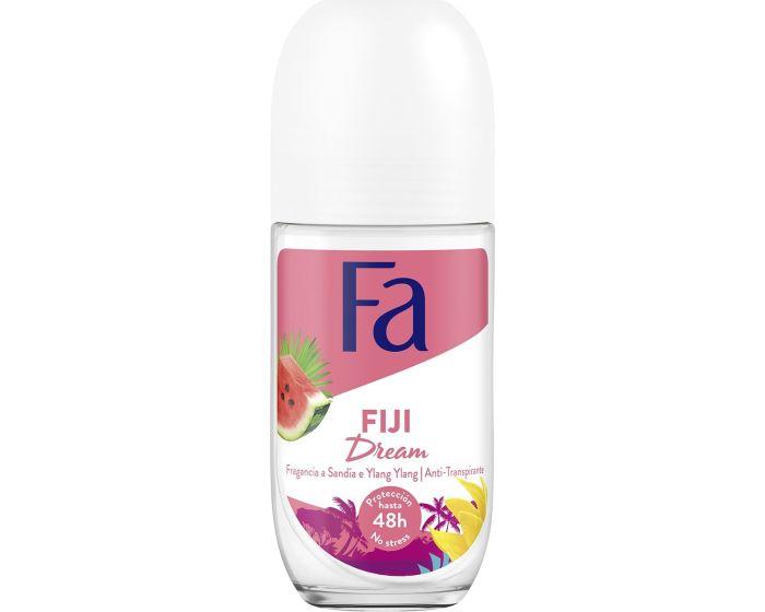FA Desodorante Fiji Dream Fragancia Sandía Roll-On 50 ml.