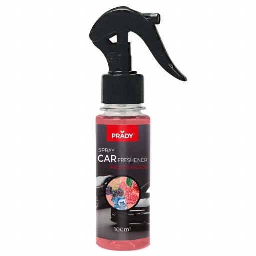 Ambientador de coche en spray Car Freshener Frutos Rojos Prady 100 ml.