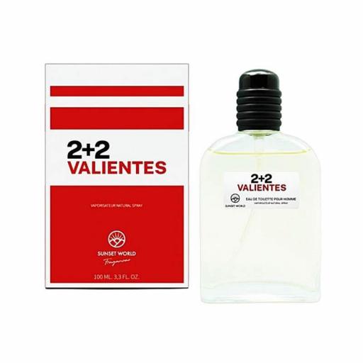 2+2 Valientes Homme Sunset World 100 ml.