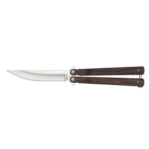 Navaja Abanico Mango Madera