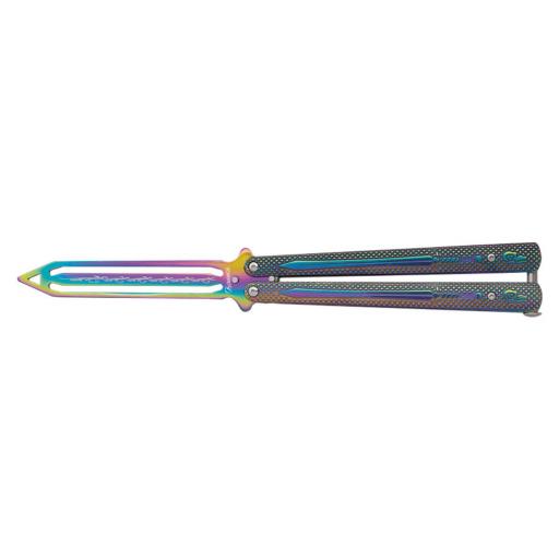  Navaja Abanico Entrenamiento Rainbow