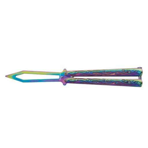  Navaja Abanico Entrenamiento Rainbow