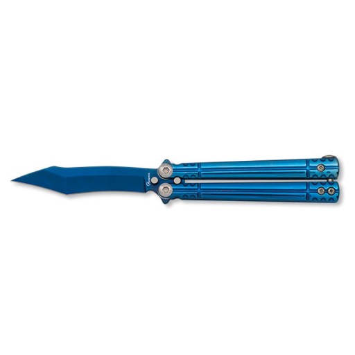 Navaja Abanico Titanio Azul Hoja 7.5 cm [0]