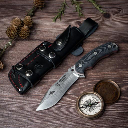 Cuchillo Supervivencia JJSK1CUDEMAN Micarta Negra