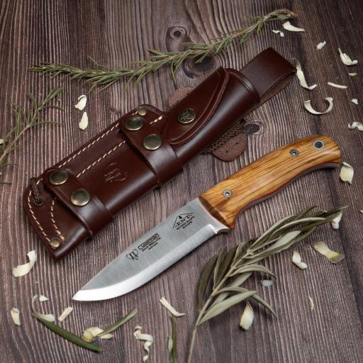 Cuchillo Bushcraft Cudeman ENT Olivo [0]