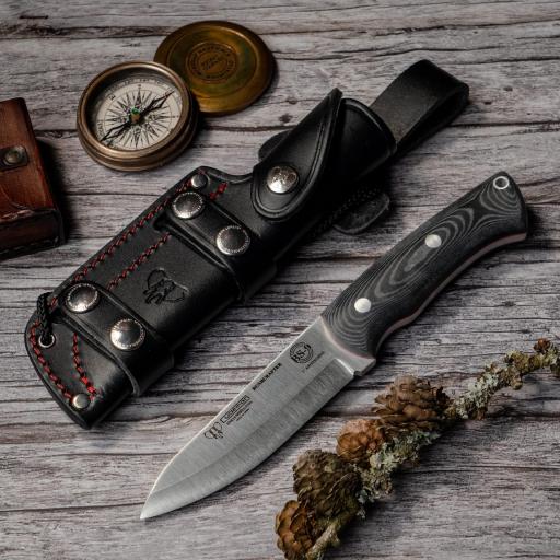 Cuchillo BS9 BUSHCRAFTER CUDEMAN Micarta Negra