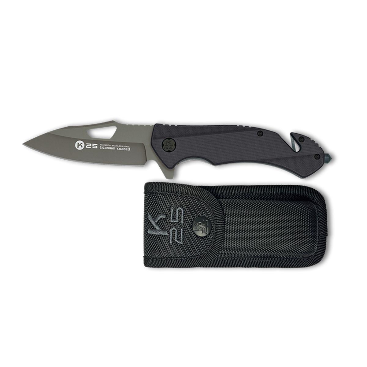 Navaja Táctica K25 G10 Negro