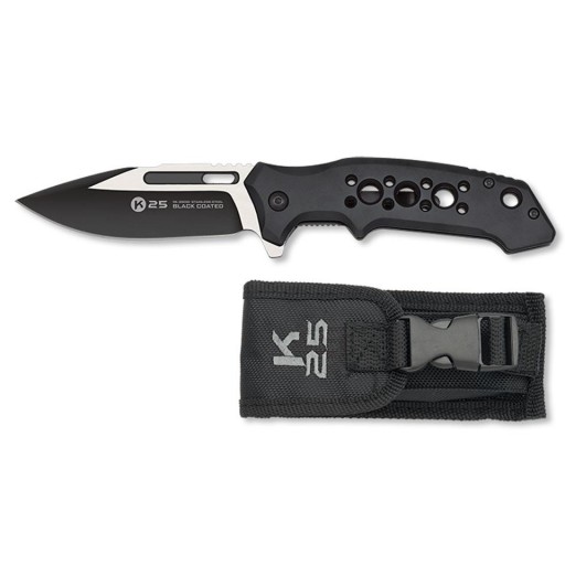 Navaja K25 Mango Aluminio Negro [0]