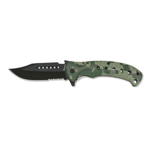 Navaja Albainox ABS Camo Pixel Verde Hoja 9 cm. [0]