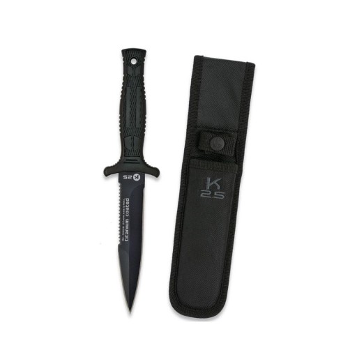 Cuchillo Táctico K25 Botero Doble Filo Titanium Coated