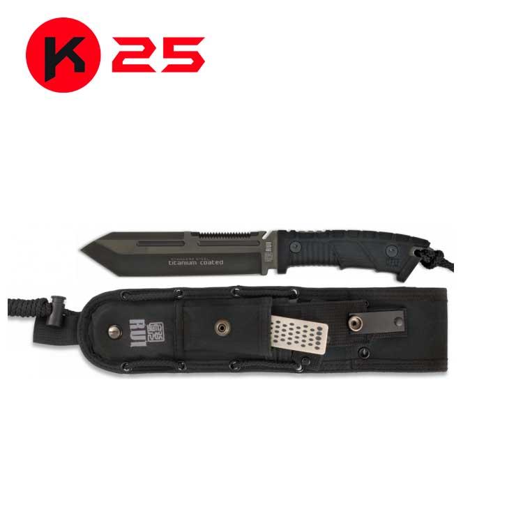 Cuchillo Tactico K25 SLF Negro