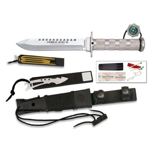 Cuchillo Supervivencia COMBAT KING II Satin
