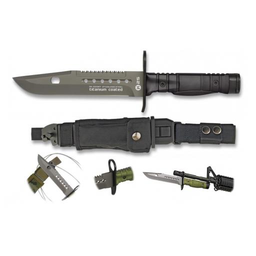 Cuchillo Bayoneta K25 Negro