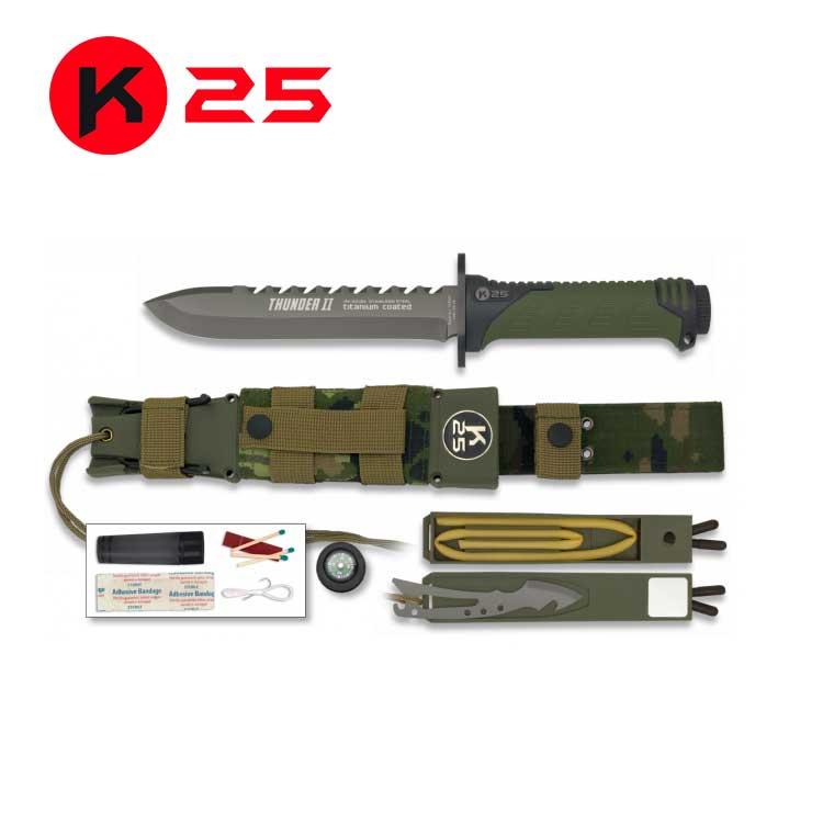 Cuchillo Tactico K25 THUNDER II
