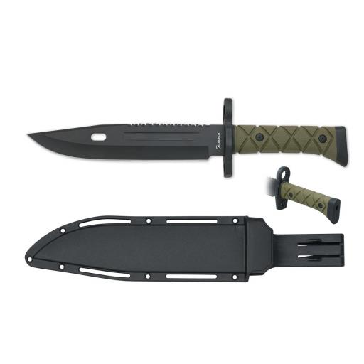 Cuchillo Tactico ALBAINOX verde-negro