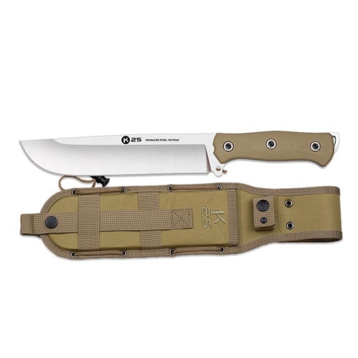 Machete K25  G10 Coyote CNC Hoja 22 cm [0]