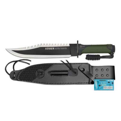 Cuchillo Tactico K25 STORM Kit Supervivencia