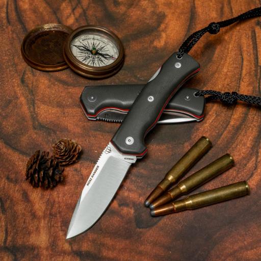 Navaja Supervivencia Mini Ranger CUDEMAN G10 Negro