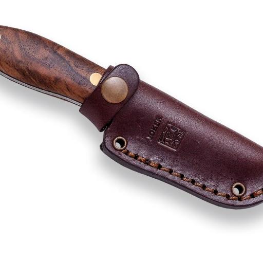 Cuchillo Bushcraft JOKER Avispa Scandi Nogal Cuchillo de Cuello EDC [1]