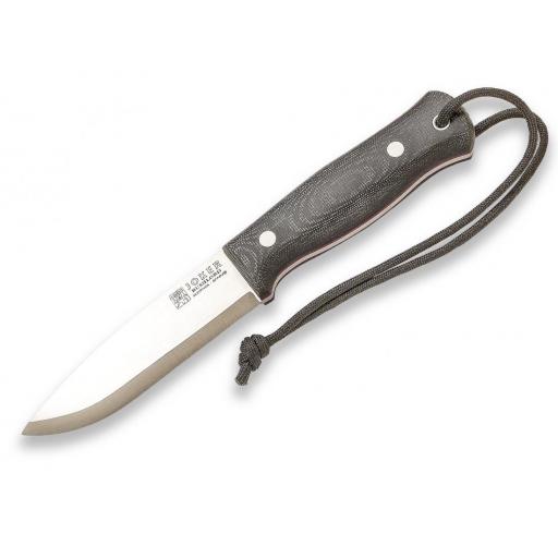 Cuchillo Bushcraft Supervivencia Micarta Negra JOKER Bushlord