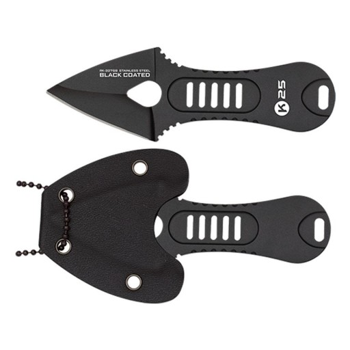 Cuchillo Tactico Colgante K25 Kydex 11,5 cm Black Coated [0]