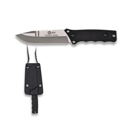 Cuchillo K25 G10 Titanium Coated con Funda Kydex Negra