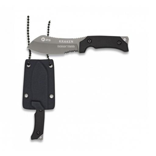 Cuchillo K25 Kraken G10 con Funda Kydex Colgante [0]