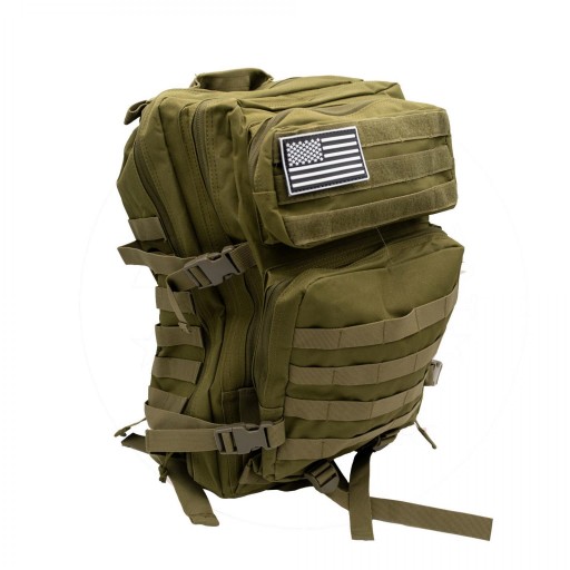 Mochila Táctica MOLLE P0013G Verde Army 40L