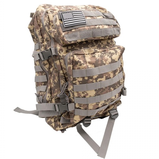 Mochila Táctica MOLLE P0013T Camo Pixel 40L