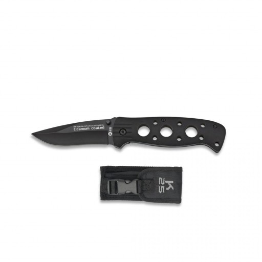 Navaja Táctica K25 Titanium Coated con Funda MOLLE