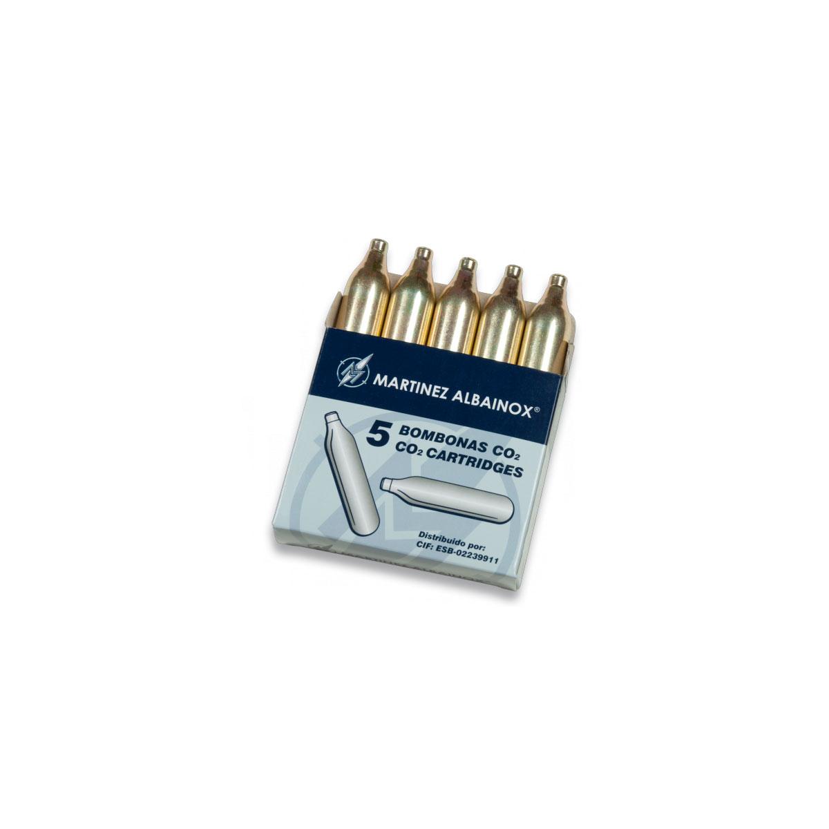 Pack 5 Capsulas CO2 12g para Airsoft y Pistolas CO2