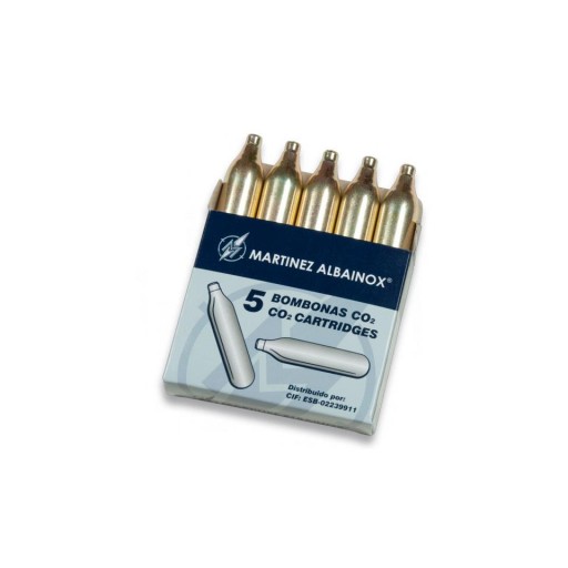 Pack 5 Capsulas CO2 12g para Airsoft y Pistolas CO2