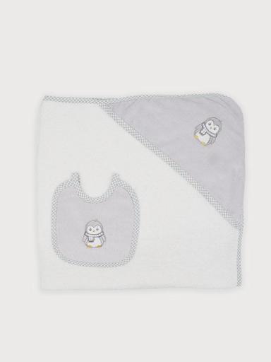 Sardón - Capa de baño + babero Familia Pingüino 733 [0]