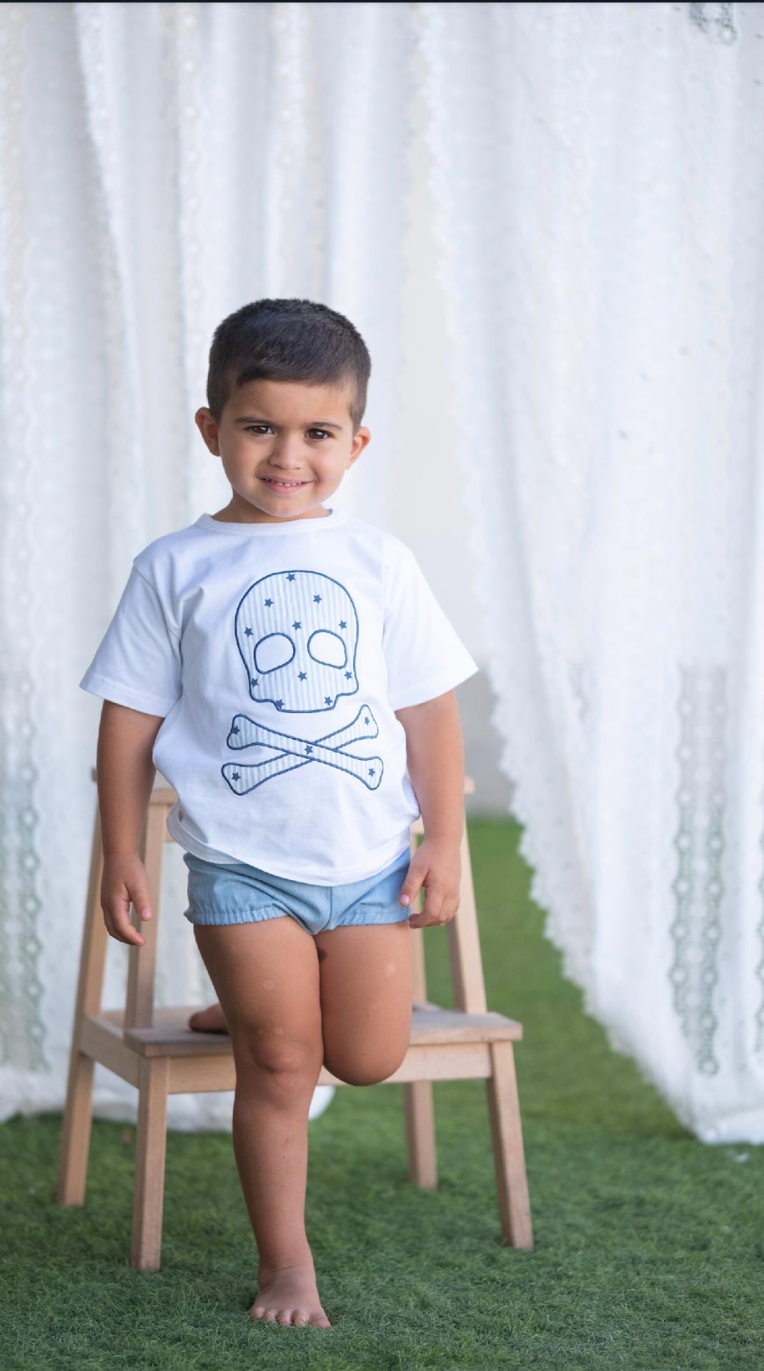 Mon Petit Bonbon-Sudadera Calavera estrellas 162 y 163