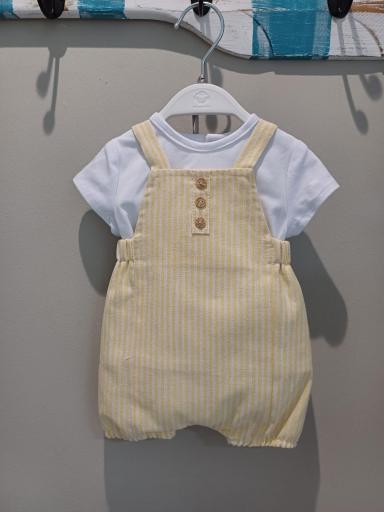 Micolino-Conjunto miseta y peto-Rayas 4622