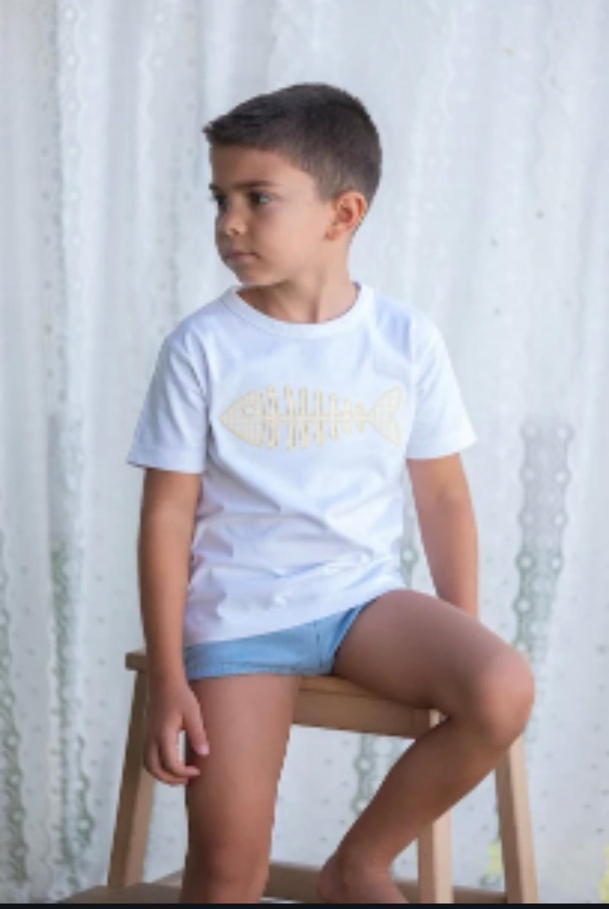 Mon Petit Bonbon- Camiseta raspa vichy- 200 y 201