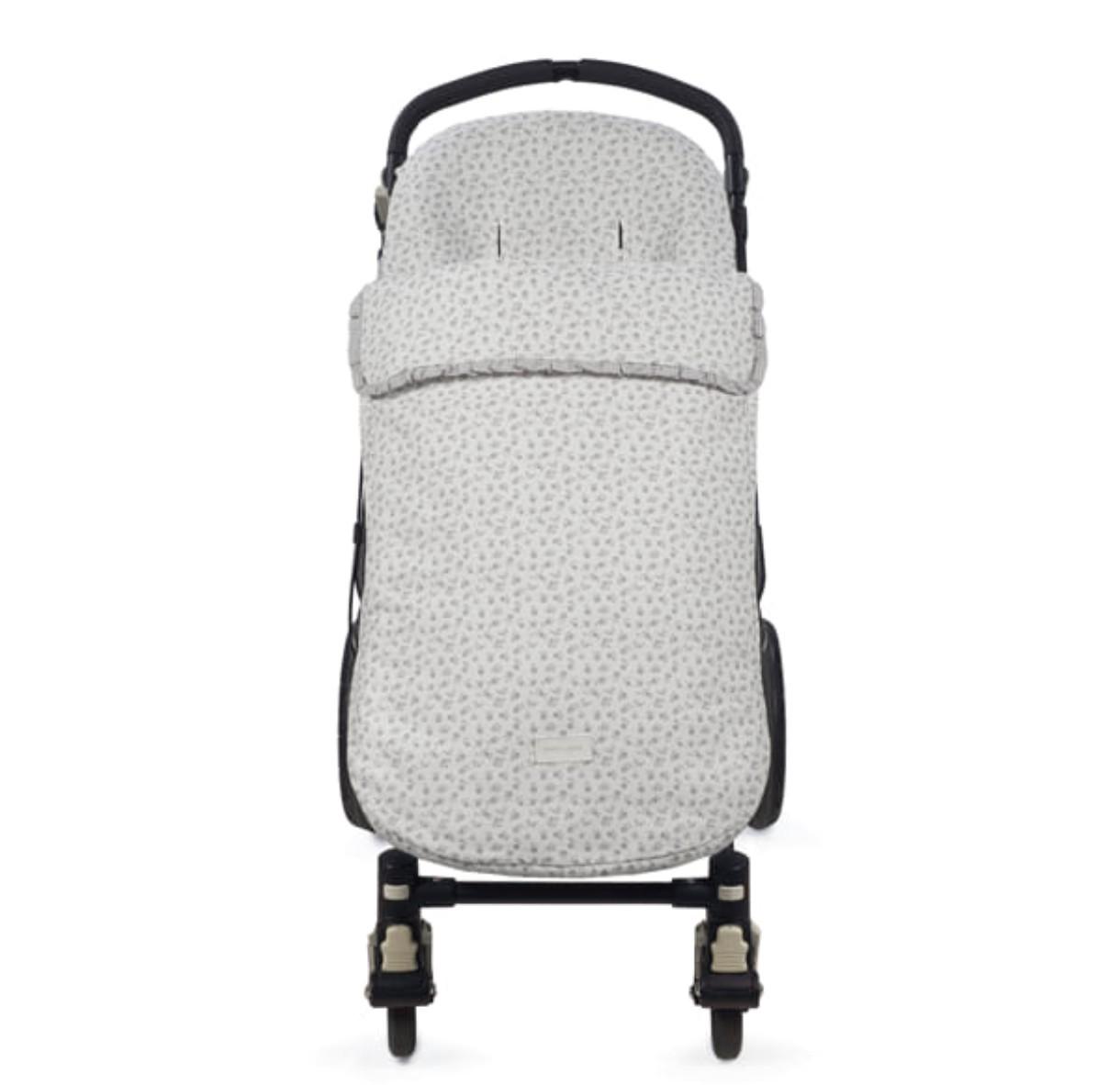 Pasito aPasito- Saco de silla Littel bloom Flor gris 618